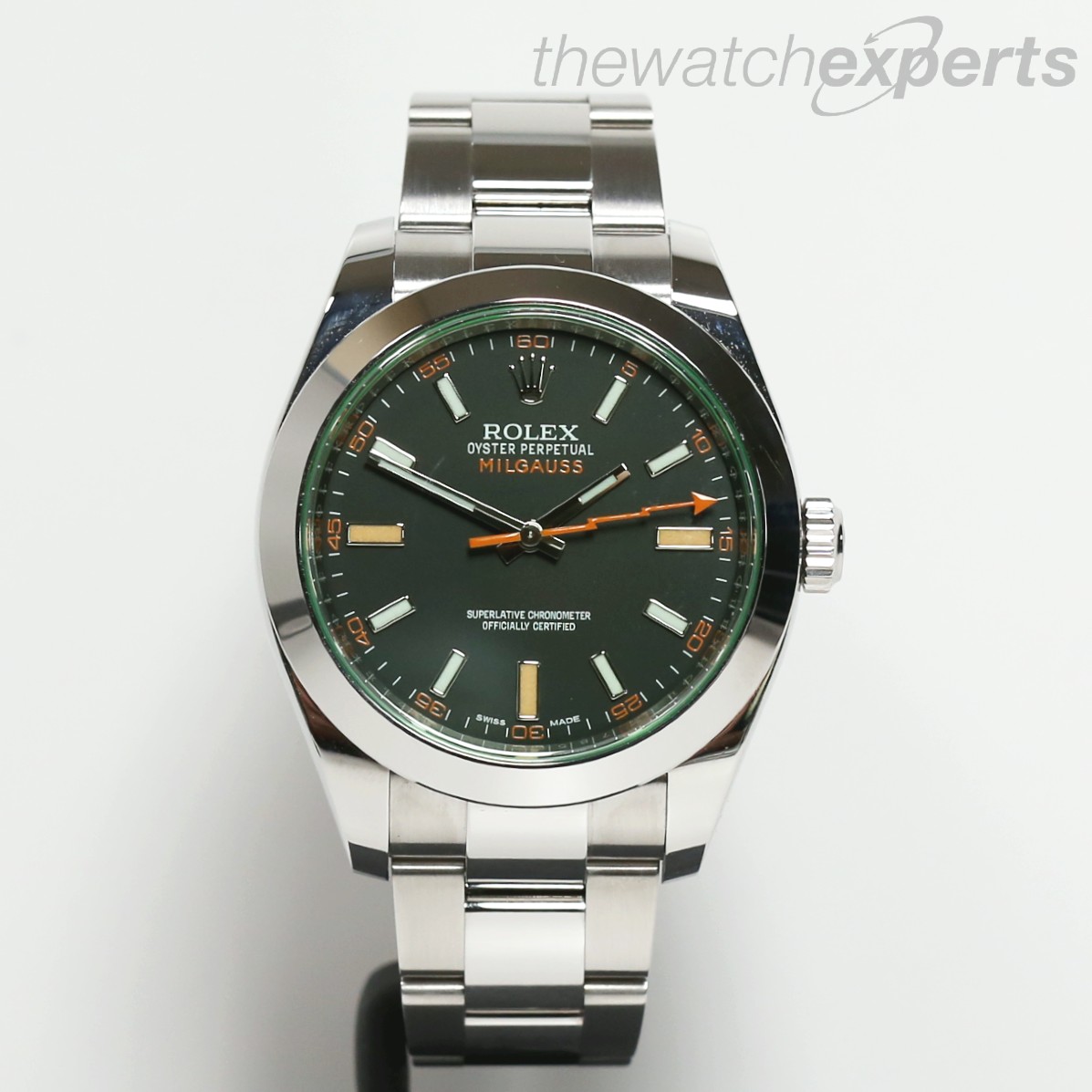 Rolex - Milgauss Green - 116400GV - The Watch Experts