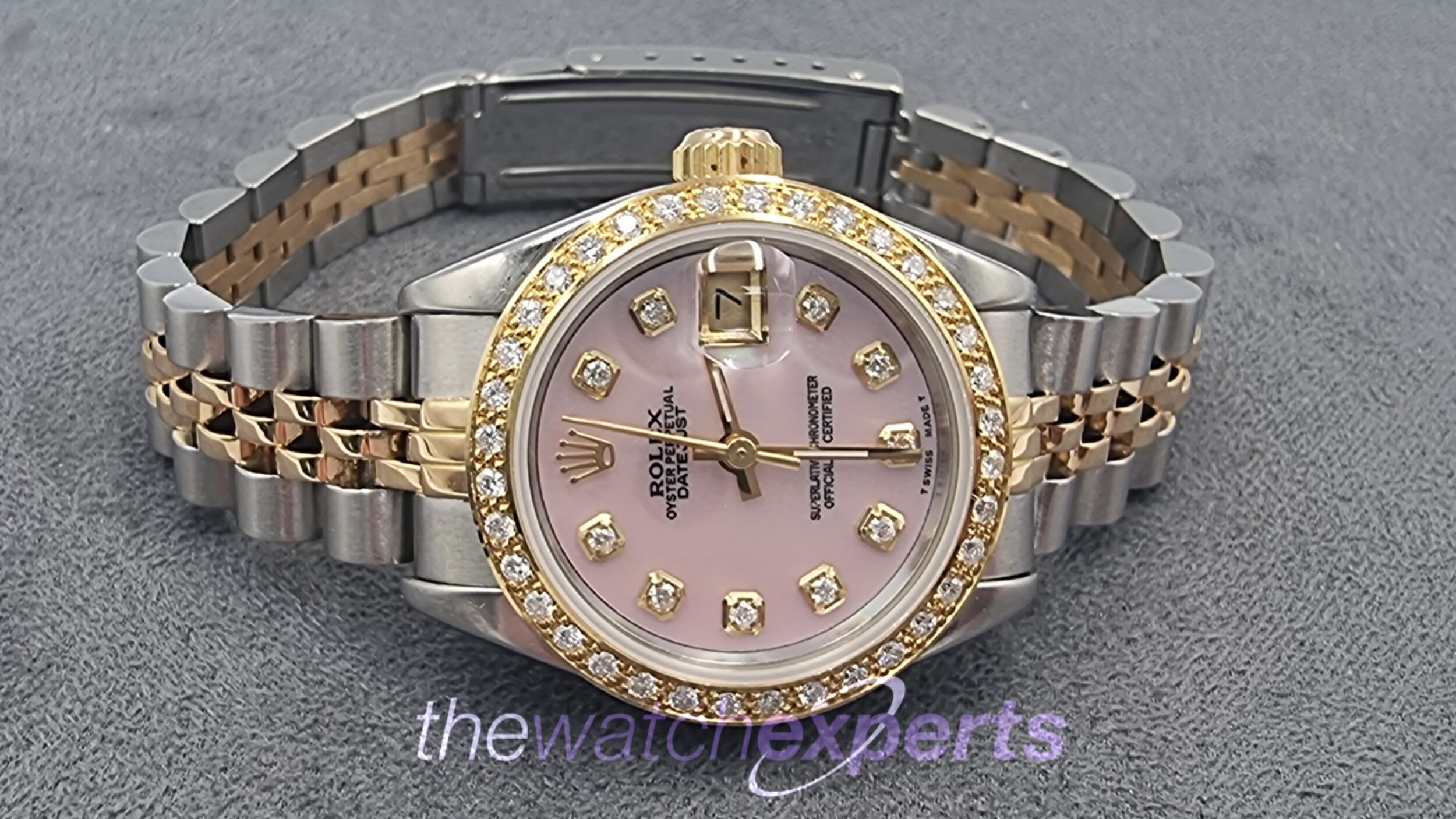 Rolex - Lady-Datejust Diamond Pink - 69173 - Image 8